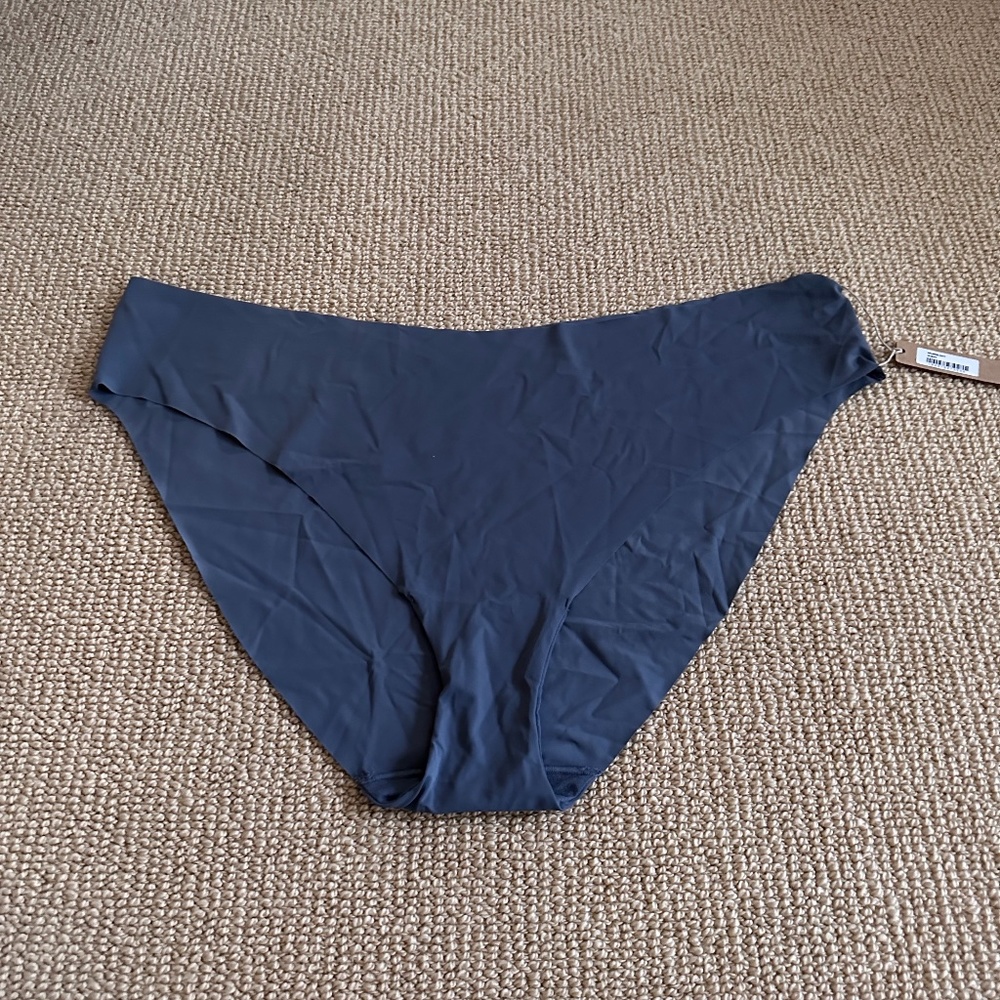 Skims Steel Blue Naked Bikini, Size 4X NWT